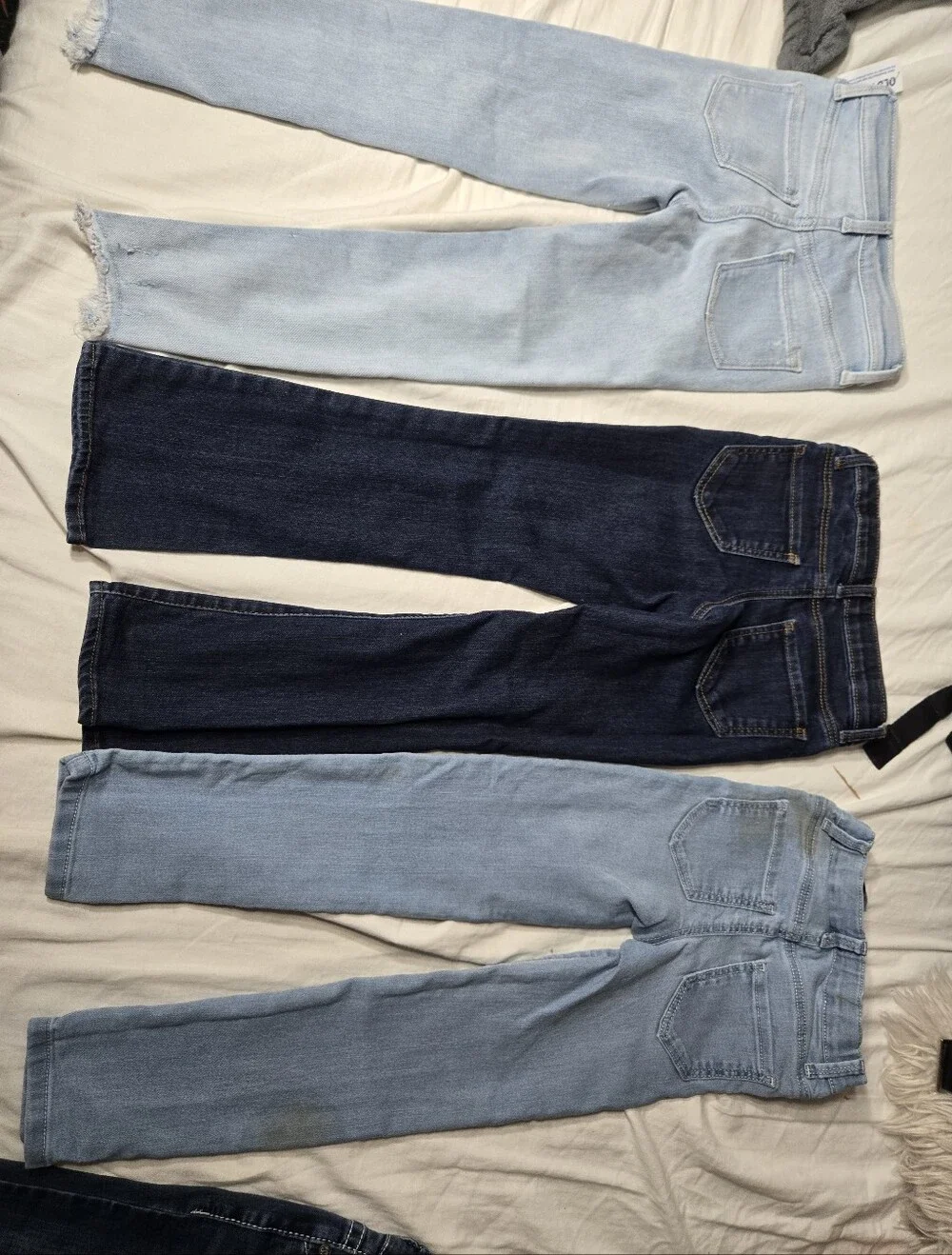 Girl's 3 Pair Of Jeans Old Navy And Oshkosh Sz 6/6xs/6xr